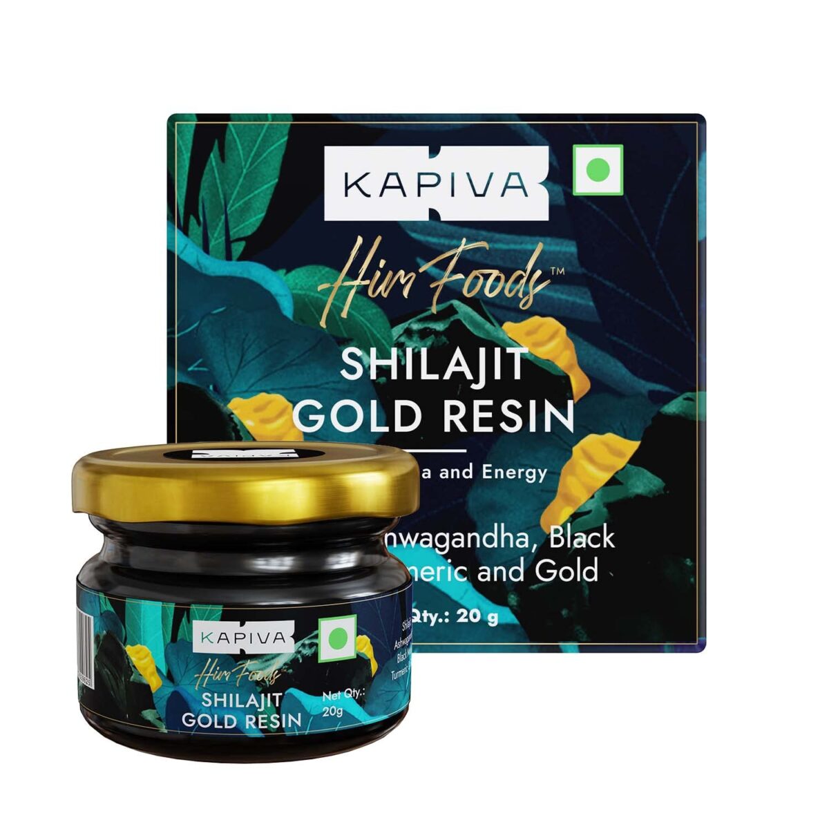 Kapiva Shilajit Gold Resin - 20g for boosting Stamina - Image 1