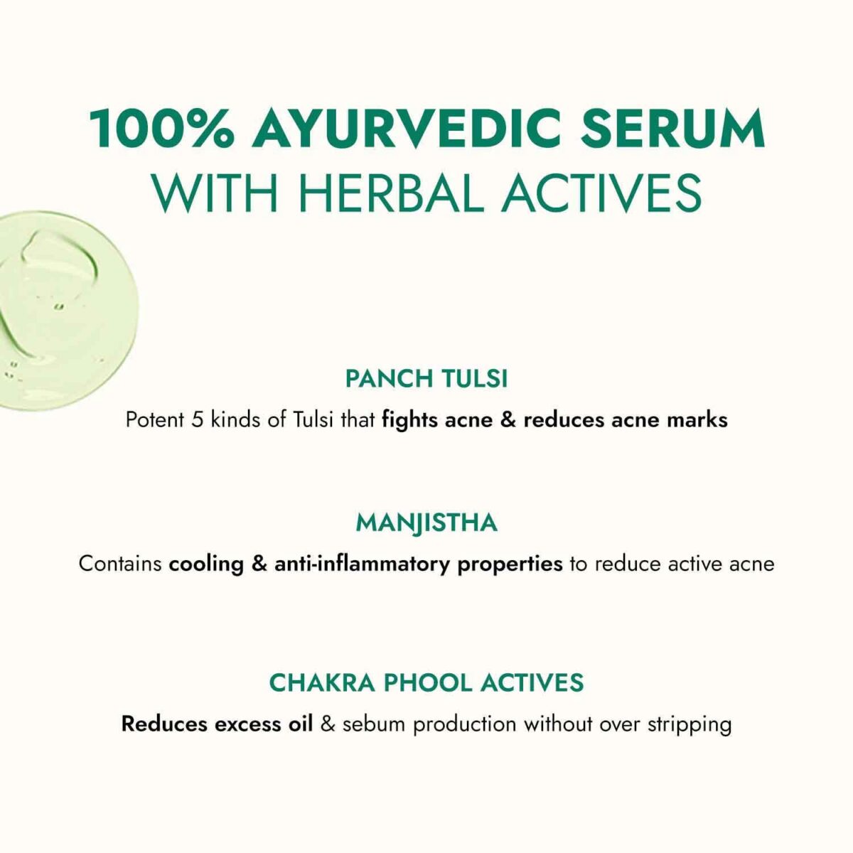 Kapiva Tulsi Anti-Acne Serum 30 ml for Acne & Acne Marks - Image 2