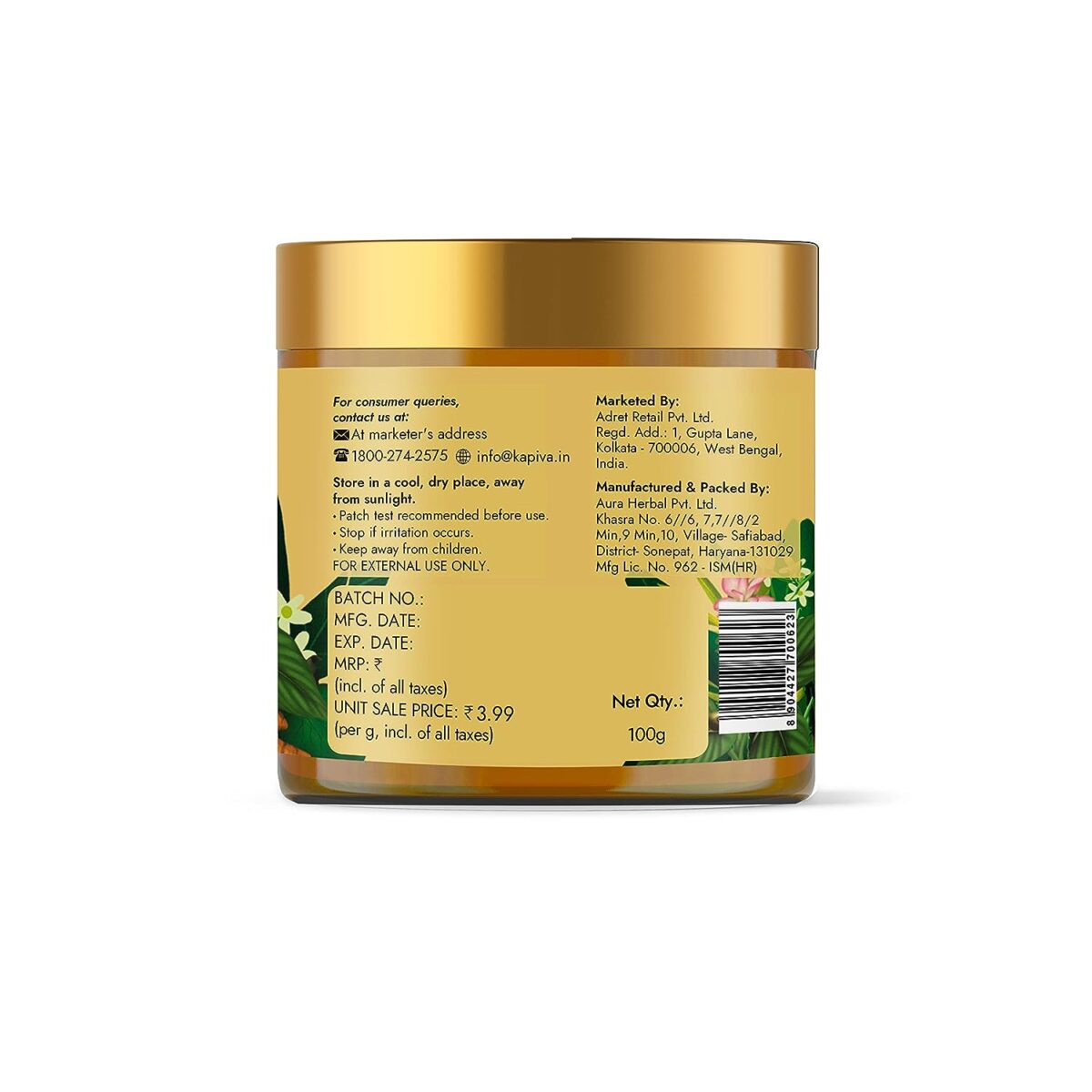 Kapiva Skin Rituals Ubtan Face Pack 200gm for Cleansing Lightening - Image 9