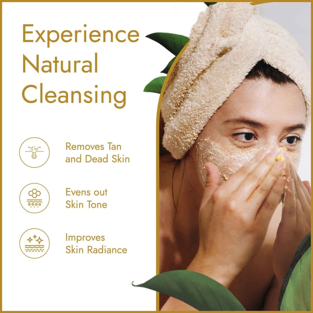 Kapiva Skin Rituals Ubtan Face Pack 200gm for Cleansing Lightening - Image 3