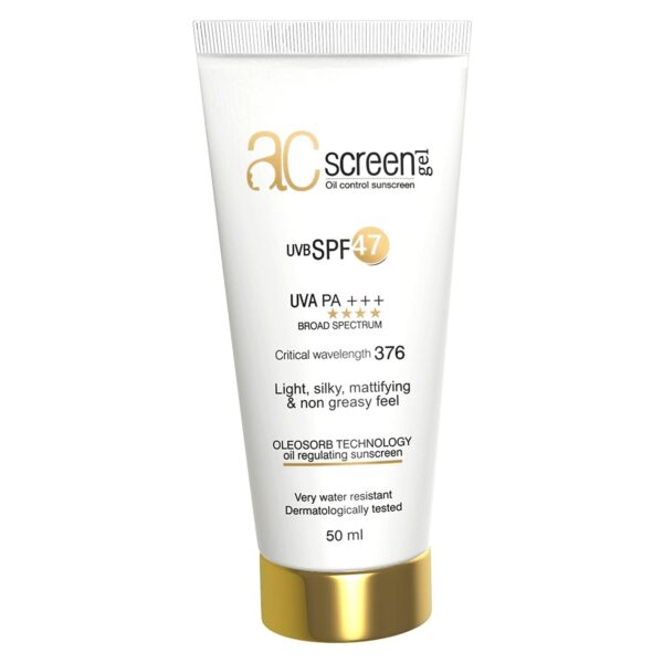Acscreen Oil Control Sunscreen Gel SPF 47 (50ml) for sunburn skin care