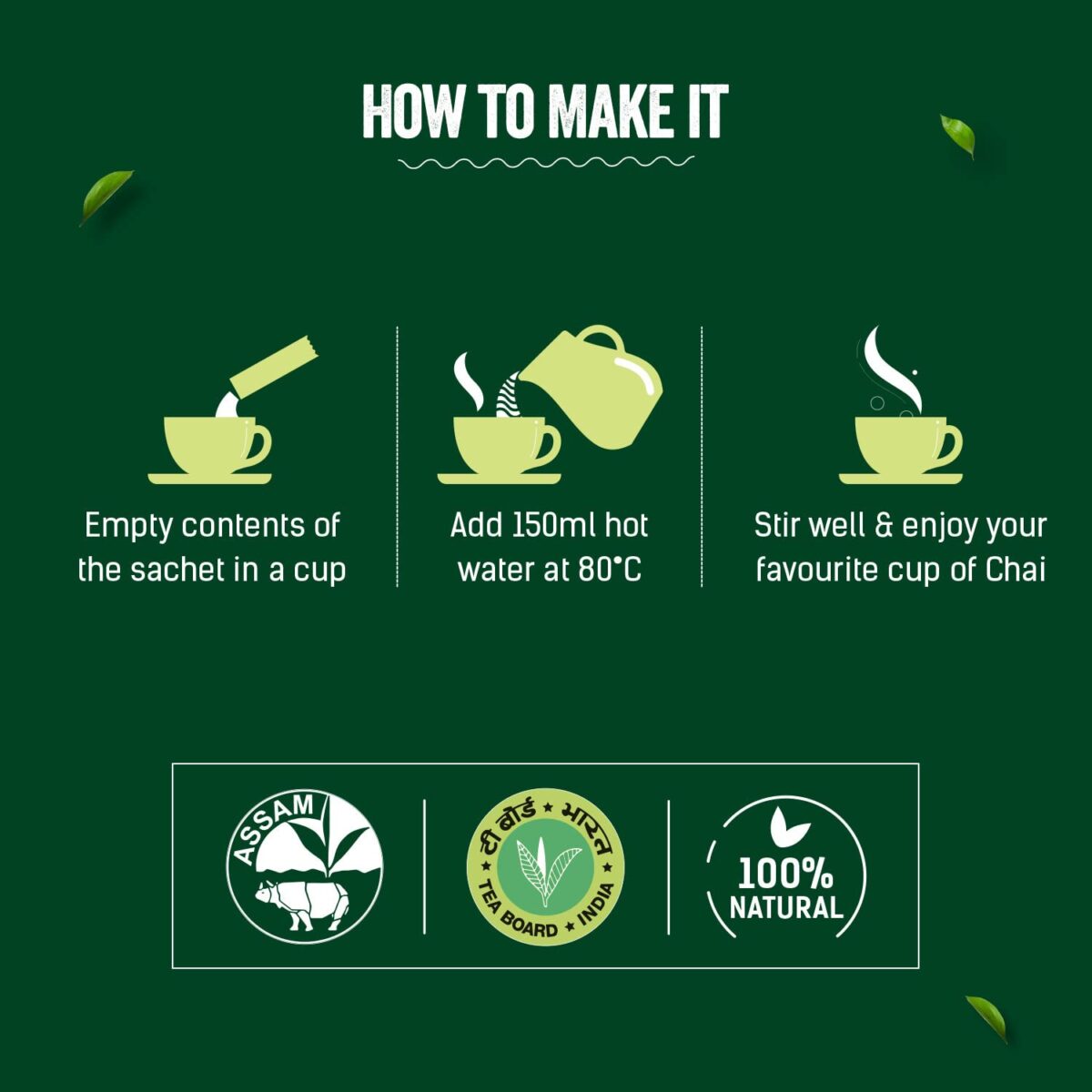 Chaayos Instant Adrak Elaichi Premix - 15 Sachets, 180g - Image 5