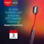 Colgate Visible White O2 Manual Toothbrush for adults- 2 Pcs, Helps prevent Bad Breath, Cavities, Enamel & Gum Problems - Image 7
