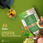 Dabur Vedic Green Tea, Detox Kahwa, 25 Teabags | 8 Real Ayurvedic Herbs and Rock Salt | Zingy, Spicy Taste | Improves Digestion - Image 2