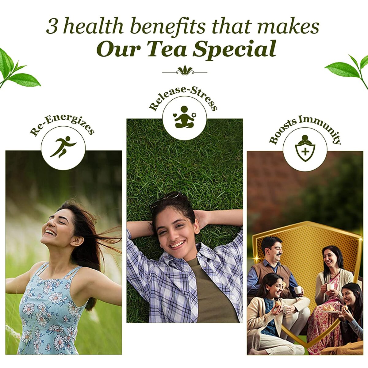 Dabur Vedic Tea | Premium Tea with 30+ Ayurvedic Herbs | Black Tea 500g - Image 4