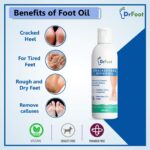 Dr Foot Cracked Heel Repair Oil for Soothing & Healing Cracked Heel | Make Heels Soft & Supple – 100ml - Image 3