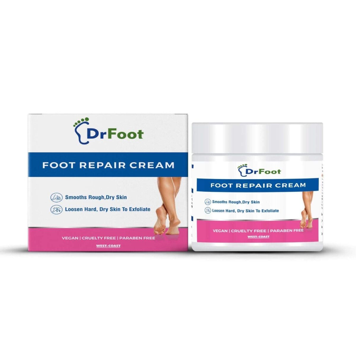 Dr Foot Foot Repair Cream, Foot Fungus, Dry Cracked Feet and Smelly Feet with Essential Oils .1 - Copy Dr Foot Foot Repair Cream, Foot Fungus, Dry Cracked Feet and Smelly Feet with Essential Oils - Tea Tree Oil, Antifungal Treatment Foot Repair - 100 gm - Image 1