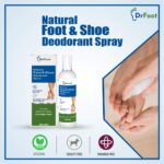 Dr Foot Natural Foot Sanitizer & Shoe Deodorant Spray with Essential Oils & Enzymes to Kill Foot Odor, Shoe Odor Eliminator, Foot Care for Smelly Feet Spray and Dry Skin for Unisex, 100ml - Image 3