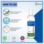 Dr Foot Natural Foot Sanitizer & Shoe Deodorant Spray with Essential Oils & Enzymes to Kill Foot Odor, Shoe Odor Eliminator, Foot Care for Smelly Feet Spray and Dry Skin for Unisex, 100ml - Image 6