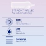 Durex Invisible Super Ultra Thin Condoms for Men - 10 Count - Image 5