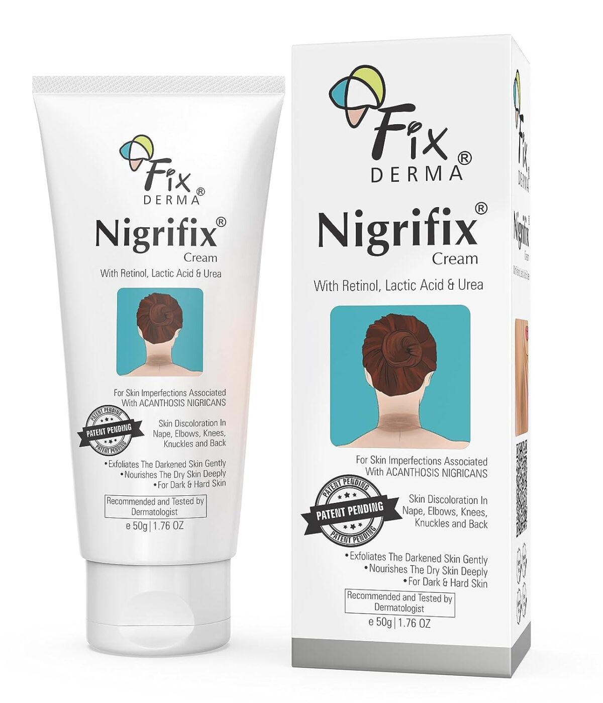 Fixderma Nigrifix cream for Acanthosis Nigricans | Exfoliant | For Dark body parts like neck, ankles - Image 1
