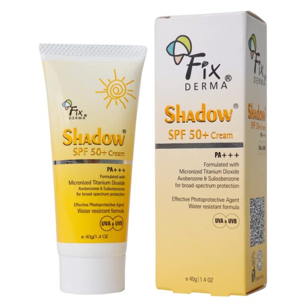 Fixderma Shadow Sunscreen SPF 50+ Cream, PA+++ Water Resistant & Non-Greasy