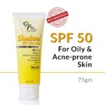 Fixderma Shadow Sunscreen SPF 50+ Gel Offers PA+++ Protection, 75g for sensitive skin , skin care - Image 3