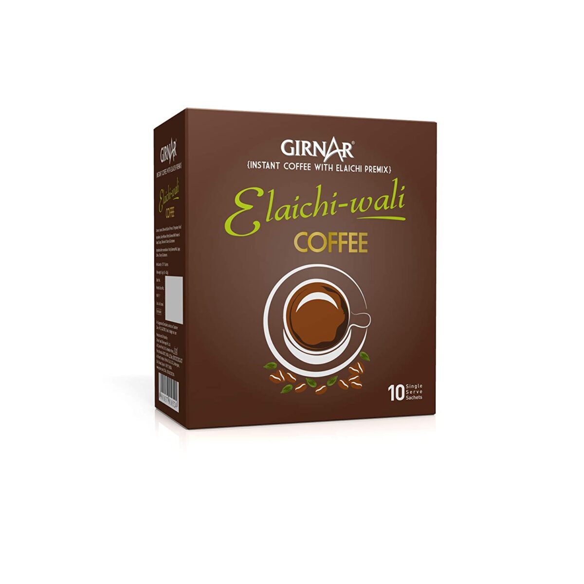 Girnar Instant Coffee 3 in 1 (10 Sachets - Low Sugar) - Image 5
