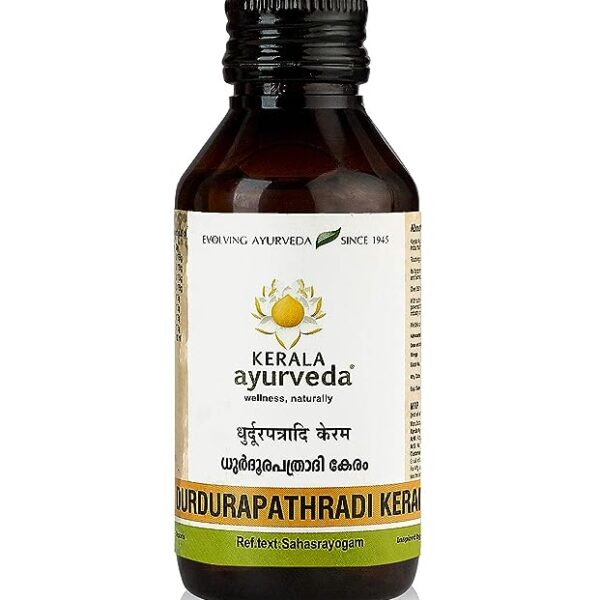 Kerala Ayurveda Durdurapathradi Keram Oil 100ml for for skin & hair care