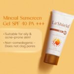La Shield SPF 40 Sunscreen | Broad Spectrum UVA/UVB Protection Gel 50gm for sun protection skin irritation - Image 2