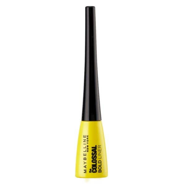 Maybelline New York Eyeliner, Smudge-proof and waterproof, Long-lasting, Colossal Bold Liner, Black, 3g