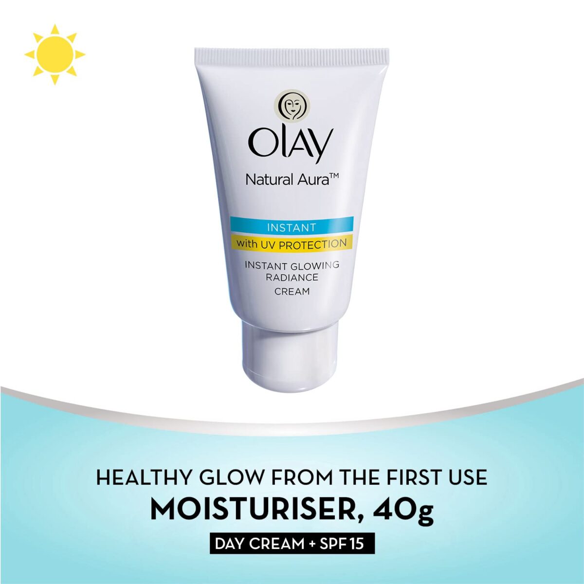 Olay Natural Aura Vitamin B3, Pro B5, E with UV Protection,40 gm - Image 2