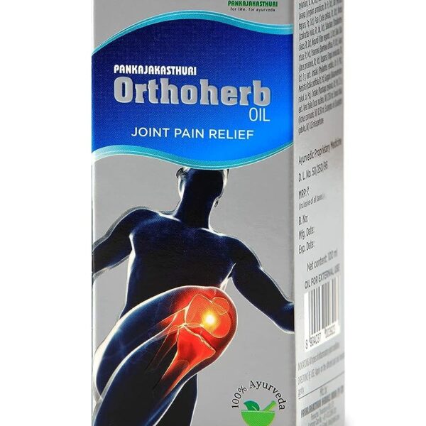 Pankajakasthuri Orthoherb Oil 100ml Effective for Joint--Painn--Relief