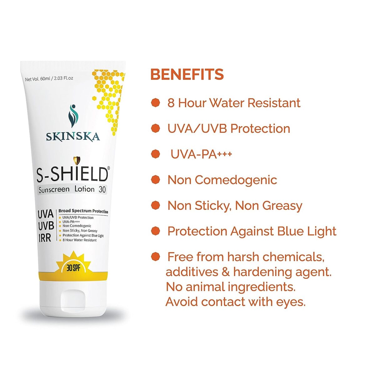 S-Shield Sunscreen Lotion 30 50gm for skin breathing skin care - Image 5