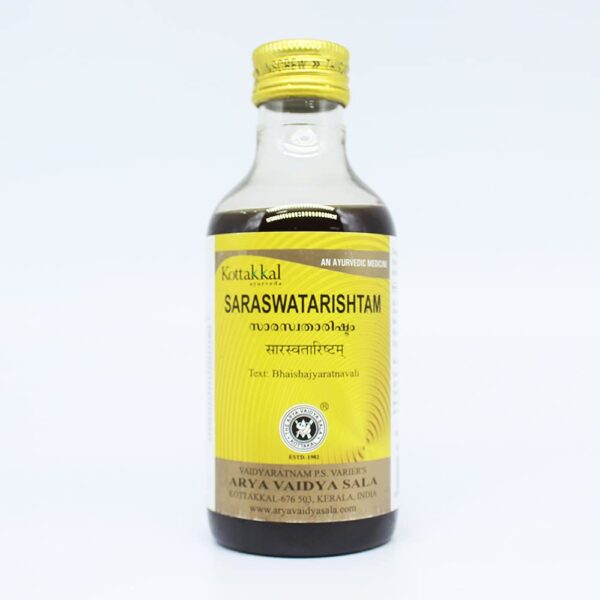 Kottakkal Ayurveda Saraswatarishtam 200ml ayurvedic Formula 100 %