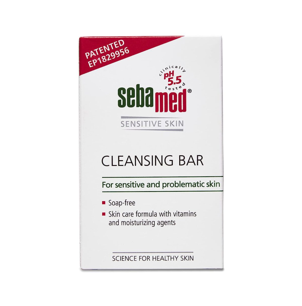 Sebamed Cleansing Bar For Sensitive And Problematic Skin, 100Gm .1 Sebamed Cleansing Bar with Vitamins for Sensitive Skin | Soap Free 100gm for skin care skin Moisturisers - Image 1