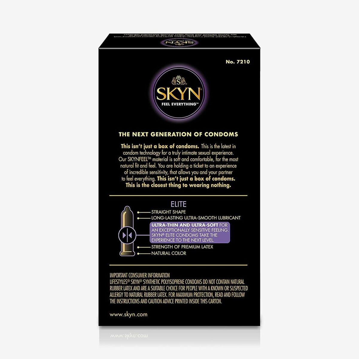 Skyn Elite super soft ultra thin condom with skynfeel technology designed to provide exceptionally sensual feeling- 10 count - Image 5