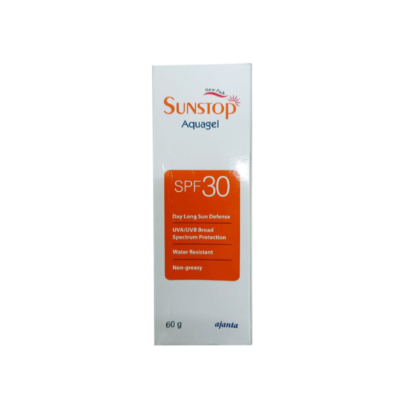 Sunstop Aquagel SPF 30 (60gm) for skin damage Skin care