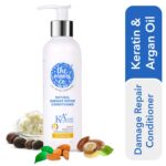 The Moms Co. Natural Damage Repair KA + Hair Care Kit with Hair Shampoo & conditioner with Keratin and Moroccan Argan Oil for Dry & Damaged Hair 400 ML - Image 3
