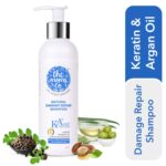 The Moms Co. Natural Damage Repair KA + Hair Care Kit with Hair Shampoo & conditioner with Keratin and Moroccan Argan Oil for Dry & Damaged Hair 400 ML - Image 2