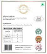 The Tea Heaven | Tea Gift - Kashmiri Kahwa| 100 Grams | Tea Gift Pack-Blended with Saffron, Almonds, Spices -100 % Natural Ingredients - Image 2