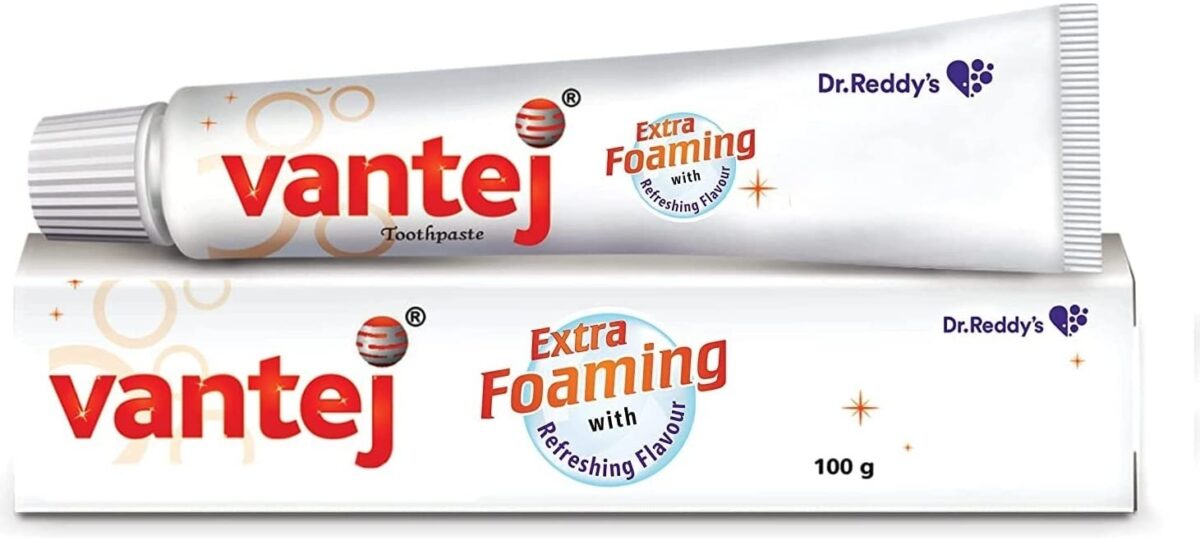 Vantej Tooth Sensitivity Toothpaste - 100g, White .1 - Copy Dr. Reddy's Vantej Toothpaste Advanced Formula suitable for Sensitive Teeth 100g - Image 1