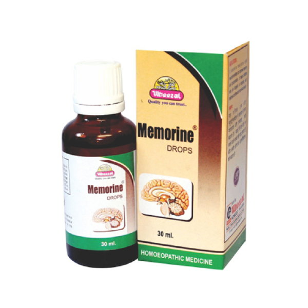 Wheezal Homeopathic Memorine Drop - (30ml) For Improving Memory Mental Weakness
