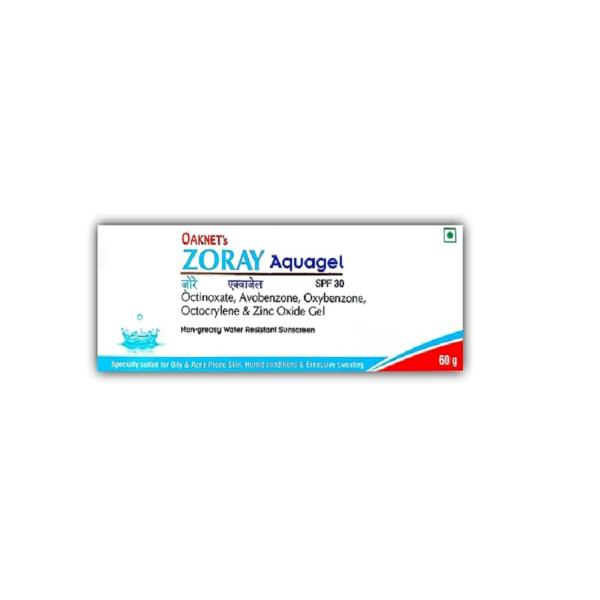 Zoray Aquagel SPF 30 (60gm) for skin care sun care
