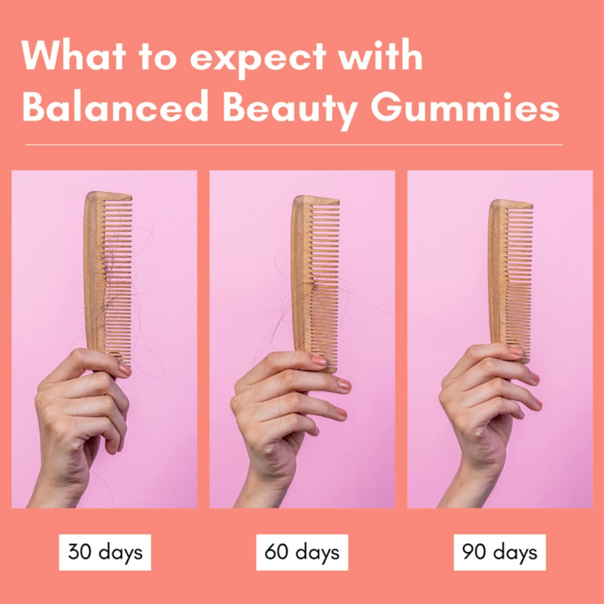 Ace Nutrimony Biotin Gummies for Hair Growth, Glowing Skin & Strong Nails with Keranat -Clinically proven Ingredient, Beauty Hair Gummies for Women & Men with Multivitamin, Sugar Free -30 Days Pack (60 Gummies) - Image 5