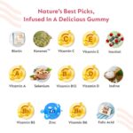 Ace Nutrimony Biotin Gummies for Hair Growth, Glowing Skin & Strong Nails with Keranat -Clinically proven Ingredient, Beauty Hair Gummies for Women & Men with Multivitamin, Sugar Free -30 Days Pack (60 Gummies) - Image 6