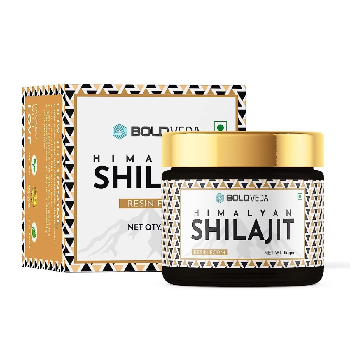 BOLDVEDA Shilajit Resin Pure Himalayan Shilajeet Resin 15g - Supports Performance, Endurance & Stamina - Helps with Immunity, Energy & Metabolism - 15g 1 BOLDVEDA Shilajit Resin Pure Himalayan Shilajeet Resin 15g - Supports Performance, Endurance & Stamina - Helps with Immunity, Energy & Metabolism - 15g - Image 1