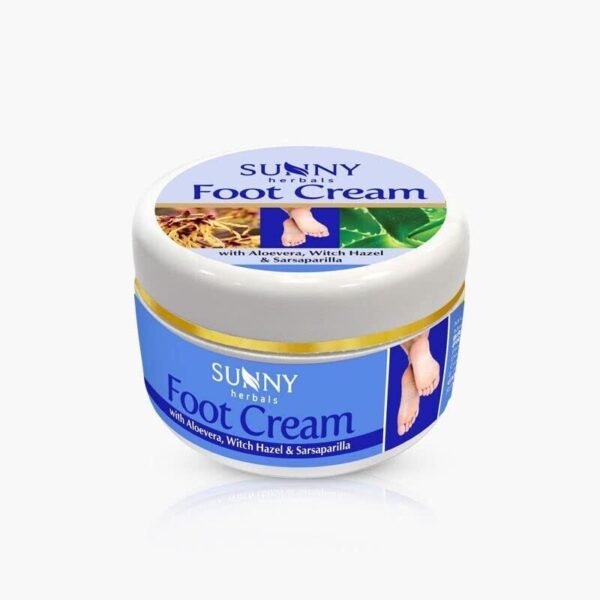 Bakson Sunny Herbals Foot Cream with Aloe Vera (100gm) Moisturised Soft feet