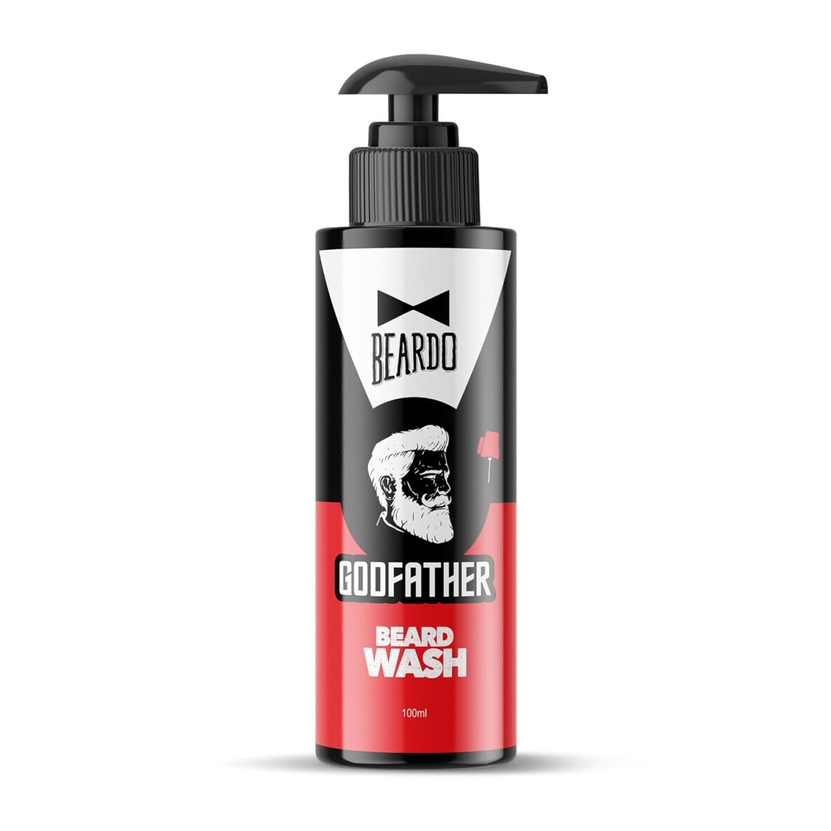 Beardo Godfather Beard Wash for men, 100ml 1 Beardo Godfather Beard Wash for men | Aromatic, Woody Scent | Purifying & Hydrating Beard and Skin Cleaner with Avocado Oil, Argan Oil 100ml - Image 1