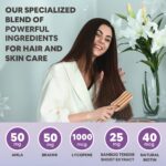 Carbamide Forte Biotin for Hair Growth with Amla, Brahmi & Bamboo Extract - 90 Veg Tablets - Image 7