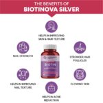 Carbamide Forte Biotin for Hair Growth with Amla, Brahmi & Bamboo Extract - 90 Veg Tablets - Image 9