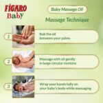 Figaro Baby Massage Oil With Goodness Of Natural Olive Oil Enriched With Vitamin E, Dermatologically Tested, 200 Ml - Image 6