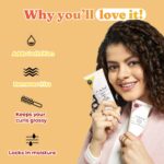 Fix My Curls Protein Styling Duo | Curly And Wavy Hair | Enriched With Jojoba seed oil and Sunflower oil | Hydration and Definition| Frizz Control | 50g each - Image 3