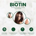 HIMALAYAN ORGANICS Biotin 10000 MCG Supplement For Men And Women With Keratin+Amino Acids+Multivitamin For Healthy Hair, Skin & Nails -120 Vegetarian Tablets - Image 4