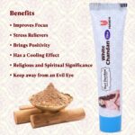 Hari Darshan Tube Premium Chandan Tika Pure Sandal Wood Paste with Beautiful Fragrance (Pack of 4, 40g Each) - Image 3