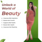 Health Veda Organics Biotin enriched with Vitamin B7 & Vitamin H | 60 Veg Tablets | Supports Healthy Hair, Skin & Nails - Image 3