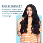 HealthKart HK Vitals Biotin, Supplement for Hair Growth, Strong Hair and Glowing Skin, Fights Nail Brittleness, 90 Biotin Tablets - Image 3