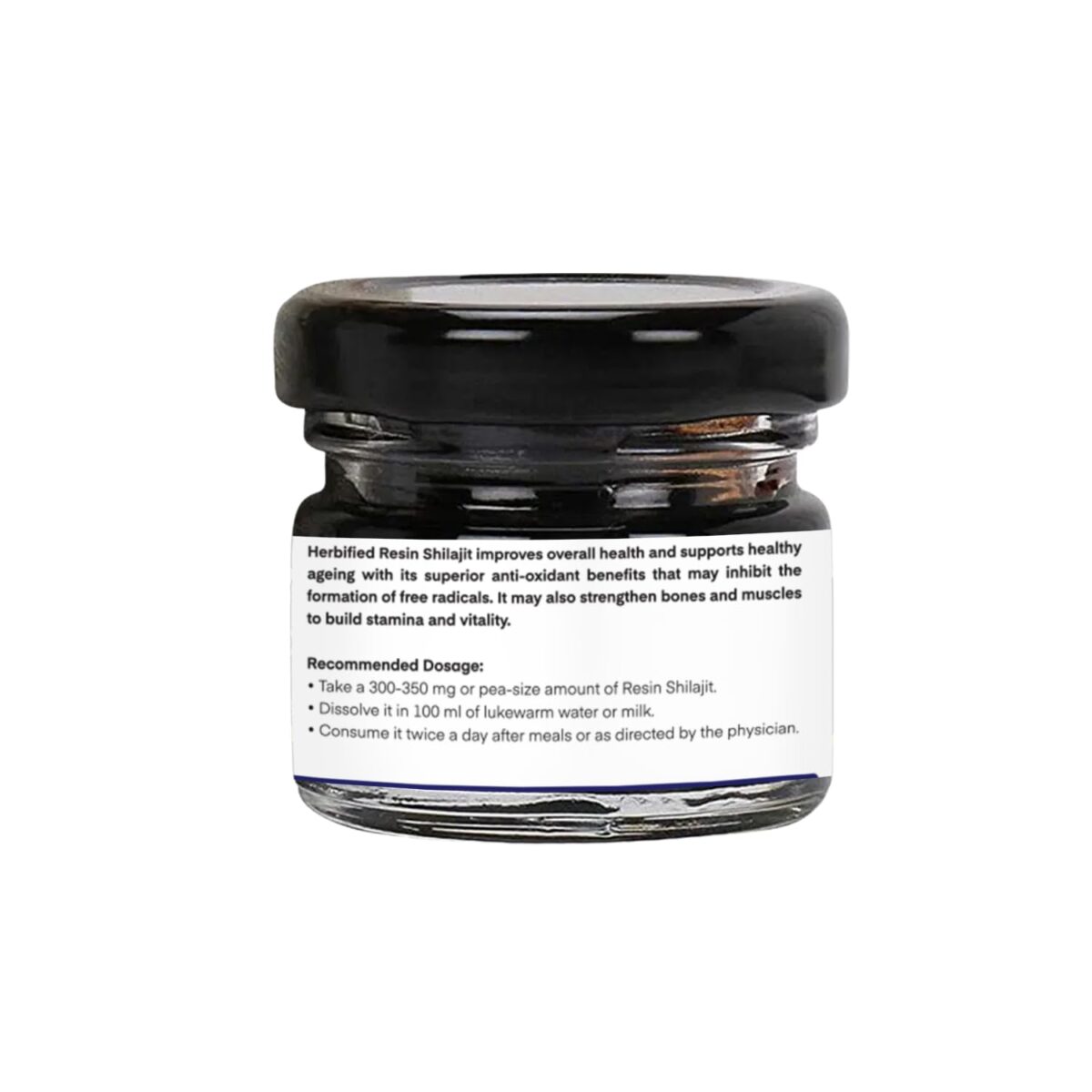 Herbified Premium Shilajit Resin 15gm for increased energy, Bone & Joint Support - Image 2