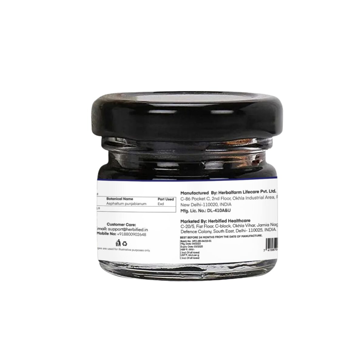 Herbified Premium Shilajit Resin 15gm for increased energy, Bone & Joint Support - Image 4