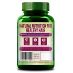Himalayan Organics Plant Based Biotin 10000Mcg For Longer Hair Growth | Glowing Skin And Longer Nails Supplement | For Men And Women - 120 Veg Capsules - Image 2